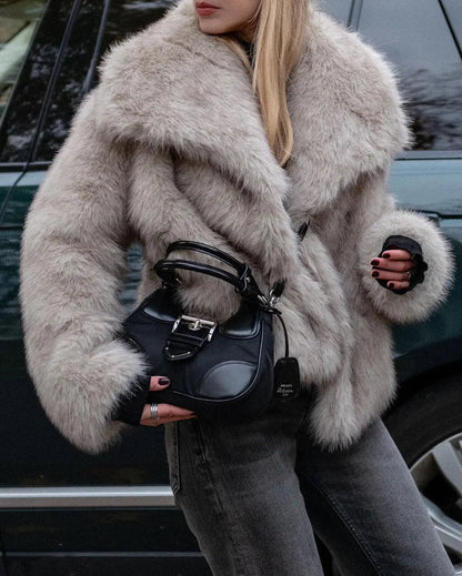 Faux Fur Jas